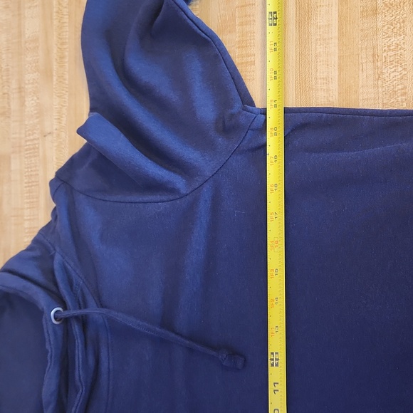 SERRA Sweatshirt Dress Long Sleeves, Navy Blue, size XL - Picture 9 of 11